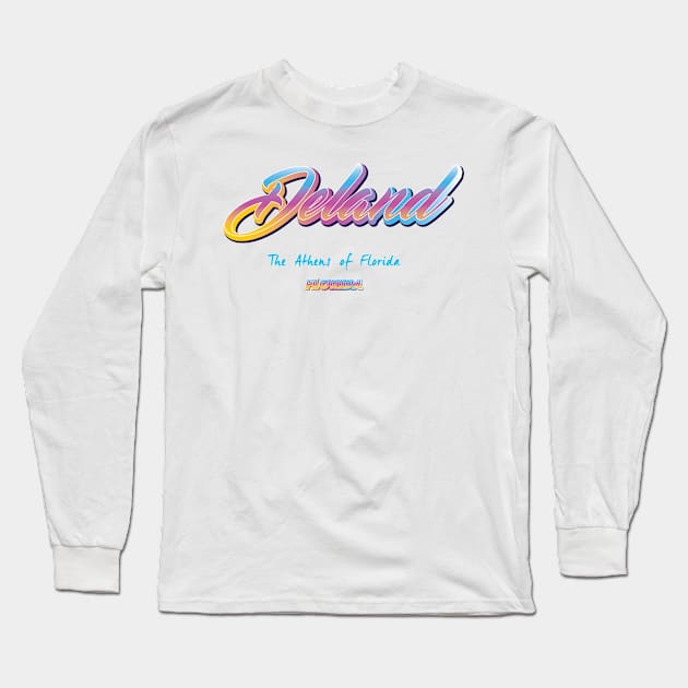 Deland Florida Long Sleeve T-Shirt by BY TRENDING SYAIF